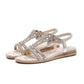 🔥Sommeraktion 50% Rabatt🔥!!!💖2025Flache Sommersandalen für Damen mit Strasssteinen
