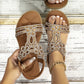 🔥Sommeraktion 50% Rabatt🔥!!!💖2025Flache Sommersandalen für Damen mit Strasssteinen