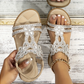 🔥Sommeraktion 50% Rabatt🔥!!!💖2025Flache Sommersandalen für Damen mit Strasssteinen