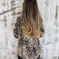 🔥🌸Recycelter Woll-Blazer mit Retro-Leoparden – Fair Trade & 4-Jahreszeiten-Tragbarkeit