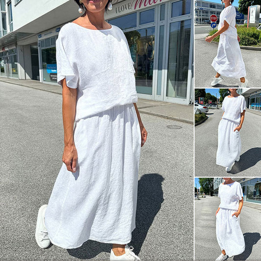 👗🌸Women's Casual Flowing Loose Two-Piece Suit