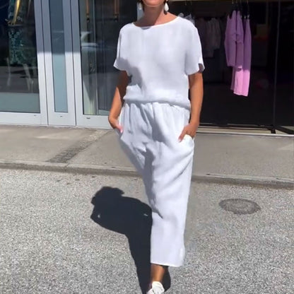 👗🌸Women's Casual Flowing Loose Two-Piece Suit