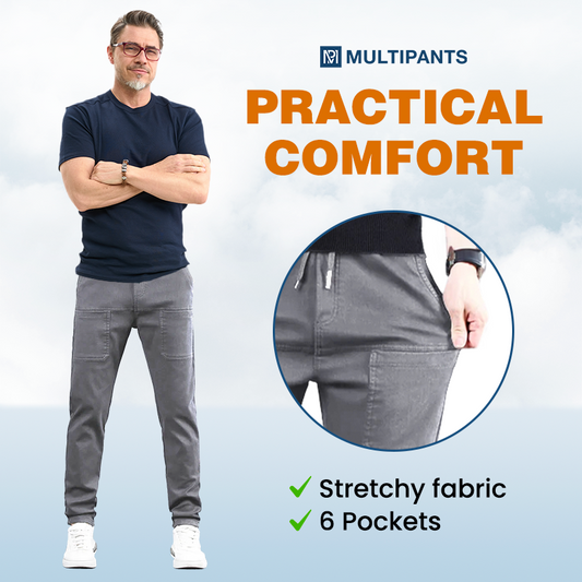 💥50% Rabatt💥Strapazierfähige Cargohose mit hohem Stretchanteil und mehreren Taschen