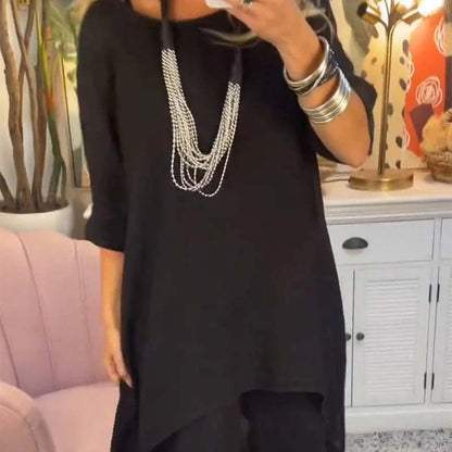 ⏰Zeitlich begrenzter Rabatt💥Women's Irregular Top & Pants 2-Piece Set