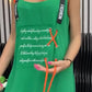 Vestido informal sin mangas estampado para mujer