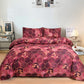 🛌🌸Geometrischer Bettbezug und Kopfkissenbezug mit Blattgold
