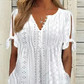 💥👗Women's Elegant V-Neck Hollow-Out Solid Dress