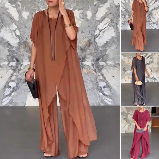 ⏳Zeitlich begrenzter Rabatt💥Women's Irregular Top & Loose Pants Set