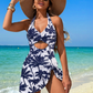 Traje de baño sexy con lazo para la playa