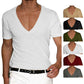 Classic Deep V-Neck T-Shirt for Men