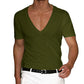 Classic Deep V-Neck T-Shirt for Men