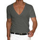 Classic Deep V-Neck T-Shirt for Men