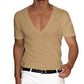 Classic Deep V-Neck T-Shirt for Men