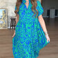 🔥HEISSER VERKAUF 58% RABATT🔥Lässiges Damenkleid mit Print und A-Linien-Schnitt