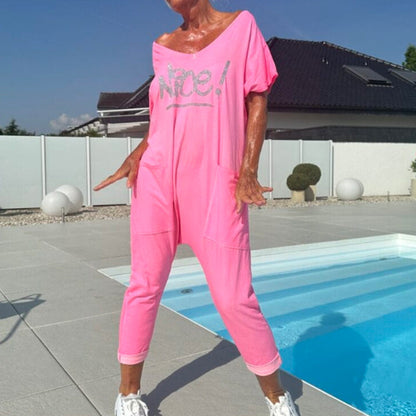 🌸Neue Ankunft 60%OFF💖 【S~5XL】Women's casual pocket jumpsuit