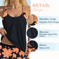 🌴Women's Print Tankini & Shorts 2-Piece Swimwear Set