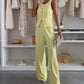 🌸Sommer-Schnäppchen 60% RABATT🌸Set aus ärmellosem Oberteil und langer Hose für Damen