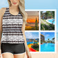 Damen Bequem Bedruckter Bikini 3-teiliges Set