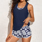 Damen Bequem Bedruckter Bikini 3-teiliges Set