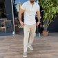 Men’s Short Sleeve Top Pants 2-Piece Set