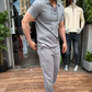 Men’s Short Sleeve Top Pants 2-Piece Set