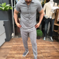 Men’s Short Sleeve Top Pants 2-Piece Set
