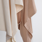 Damen lockerer Cardigan mit 3/4-Ärmeln und offener Vorderseite