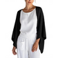 Damen lockerer Cardigan mit 3/4-Ärmeln und offener Vorderseite