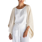 Damen lockerer Cardigan mit 3/4-Ärmeln und offener Vorderseite