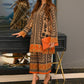 Women's Elegant Printed Two-Piece Set