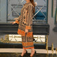 Women's Elegant Printed Two-Piece Set