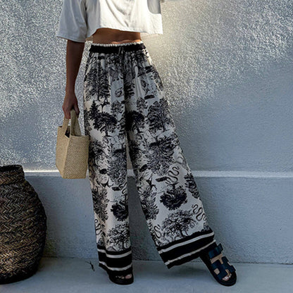 Women’s Summer Boho Palazzo Pants