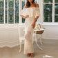 Women's Elegant Off-Shoulder Maxi Dress