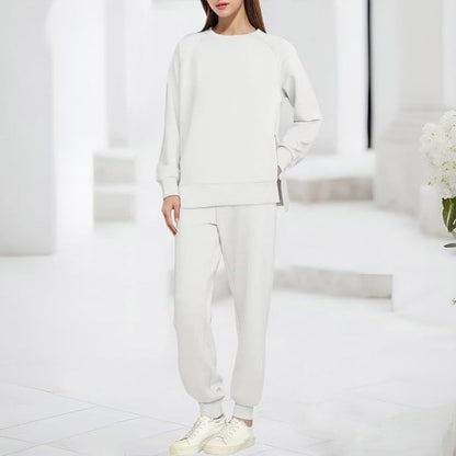 Gemütliches Sweatshirt- und Hosen-Zweiteiler-Set für Damen