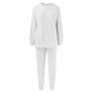 Gemütliches Sweatshirt- und Hosen-Zweiteiler-Set für Damen