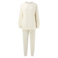 Gemütliches Sweatshirt- und Hosen-Zweiteiler-Set für Damen