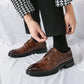 🎁 [Kostenloser Versand]Top Good Fashion Herren Business Lederschuhe mit Krokoprägung